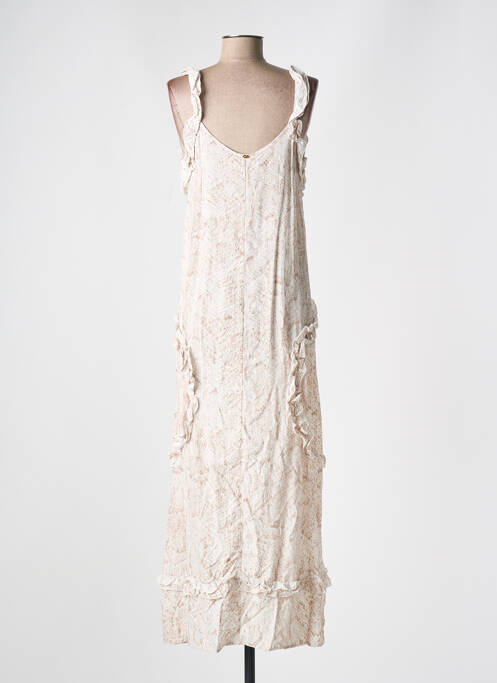 Robe longue beige PILYQ pour femme