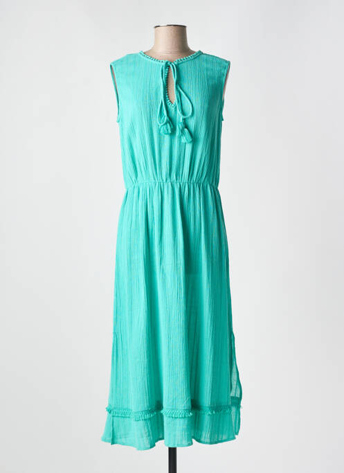 Robe mi-longue bleu CYELL pour femme