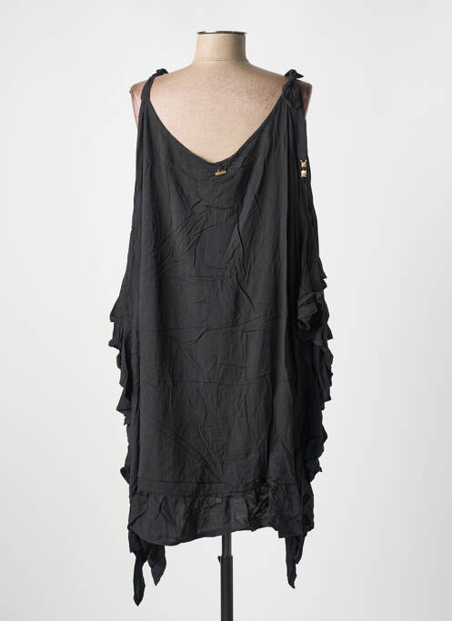 Robe mi-longue noir MILONGA pour femme