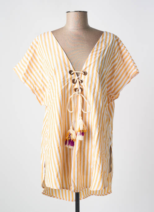 Tunique manches courtes jaune MILONGA pour femme