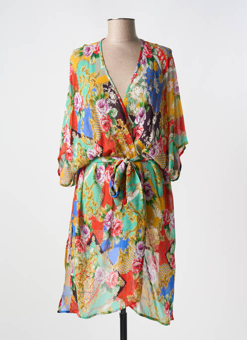 Veste kimono rouge CYELL pour femme