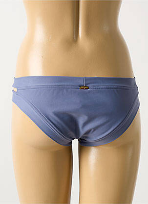 Bas de maillot de bain imprimé fantaisie culotte bleu LULI FAMA femme