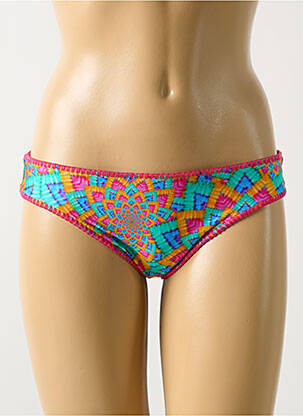 Bas de maillot de bain imprimé fantaisie bleu LULI FAMA femme