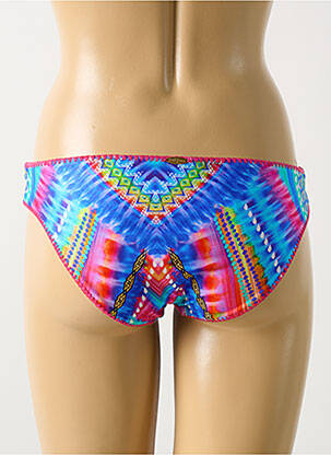 Bas de maillot de bain imprimé fantaisie bleu LULI FAMA femme