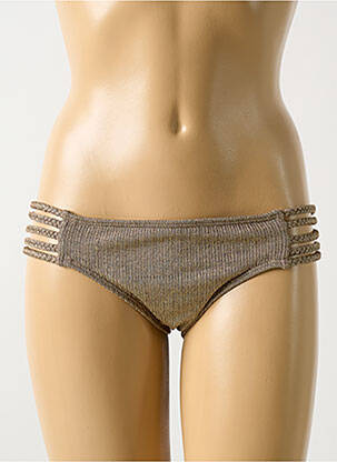 Bas de maillot de bain culotte culotte or LULI FAMA femme