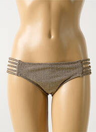 Bas de maillot de bain culotte culotte or LULI FAMA femme