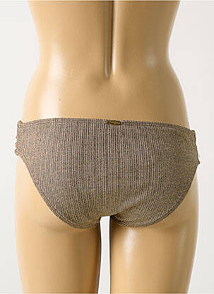 Bas de maillot de bain culotte culotte or LULI FAMA femme