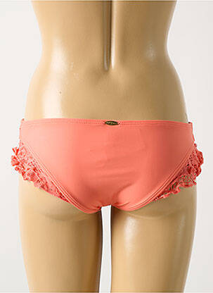 Bas de maillot de bain imprimé fantaisie culotte orange LULI FAMA femme