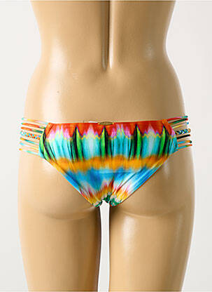 Bas de maillot de bain imprimé fantaisie culotte bleu LULI FAMA femme