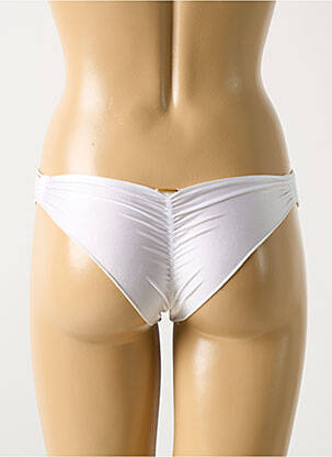 Bas de maillot de bain culotte culotte blanc LULI FAMA femme