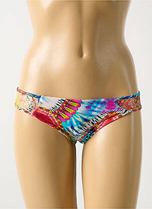 Bas de maillot de bain imprimé fantaisie culotte rouge LULI FAMA femme