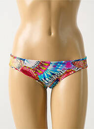 Bas de maillot de bain imprimé fantaisie culotte rouge LULI FAMA femme