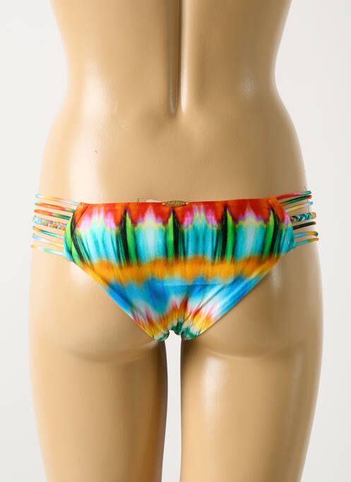 Bas de maillot de bain imprimé fantaisie culotte bleu LULI FAMA femme