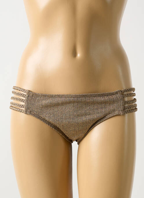 Bas de maillot de bain or LULI FAMA pour femme