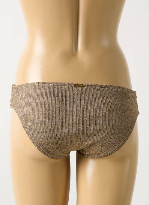 Bas de maillot de bain or LULI FAMA pour femme