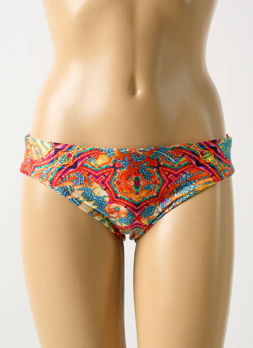 Bas de maillot de bain orange LULI FAMA pour femme