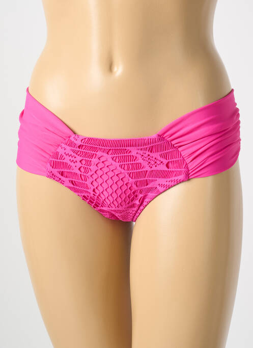 Bas de maillot de bain rose LULI FAMA pour femme