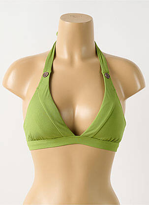 Haut de maillot de bain haut triangles haut triangles vert CYELL femme