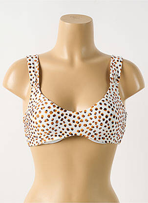 Haut de maillot de bain haut soutien-gorge emboitant haut soutien-gorge emboitant beige CYELL femme