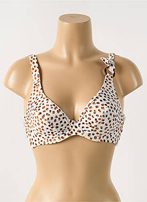 Haut de maillot de bain haut soutien-gorge emboitant haut soutien-gorge emboitant beige CYELL femme
