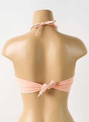 Haut de maillot de bain stretch haut bandeau orange PILYQ femme