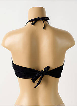 Haut de maillot de bain stretch haut bandeau noir PILYQ femme