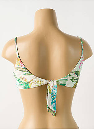 Haut de maillot de bain stretch haut soutien-gorge nageur vert PILYQ femme