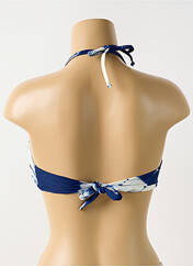 Haut de maillot de bain bleu PILYQ pour femme seconde vue