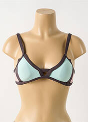 Haut de maillot de bain marron PILYQ pour femme seconde vue