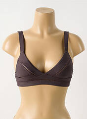 Haut de maillot de bain marron PILYQ pour femme seconde vue