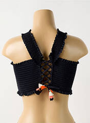 Haut de maillot de bain noir MILONGA pour femme seconde vue