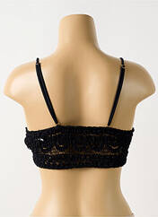 Haut de maillot de bain noir PILYQ pour femme seconde vue