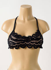 Haut de maillot de bain noir PILYQ pour femme seconde vue