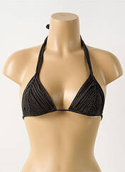 Haut de maillot de bain noir PILYQ pour femme seconde vue