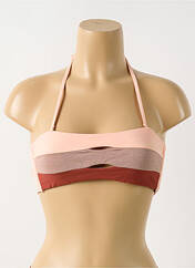 Haut de maillot de bain orange PILYQ pour femme seconde vue