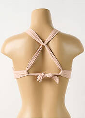 Haut de maillot de bain rose PILYQ pour femme seconde vue