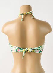 Haut de maillot de bain vert PILYQ pour femme seconde vue