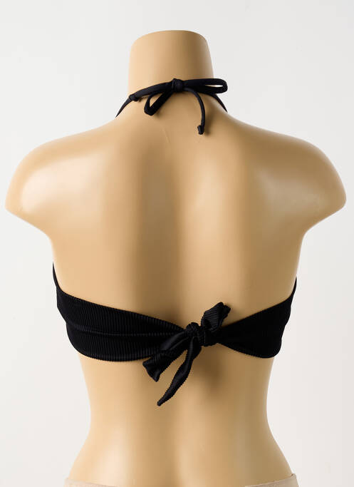 Haut de maillot de bain stretch haut bandeau noir PILYQ femme