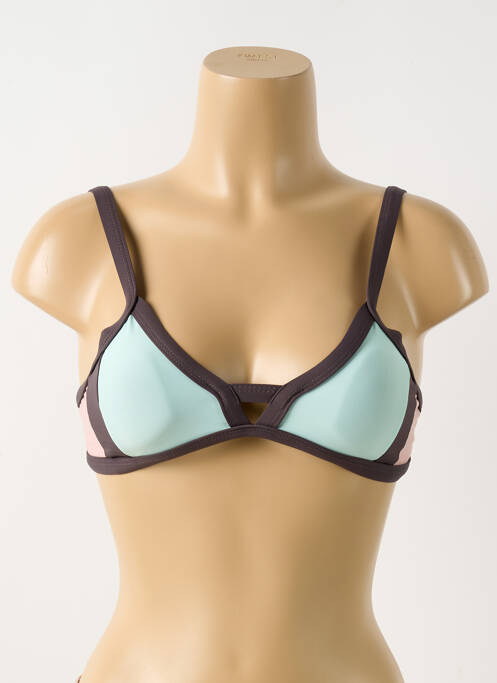 Haut de maillot de bain marron PILYQ pour femme