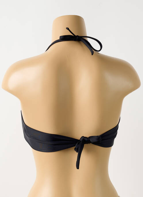 Haut de maillot de bain noir PILYQ pour femme