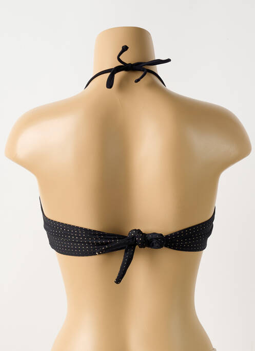 Haut de maillot de bain noir PILYQ pour femme