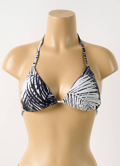 Haut de maillot de bain noir PILYQ pour femme