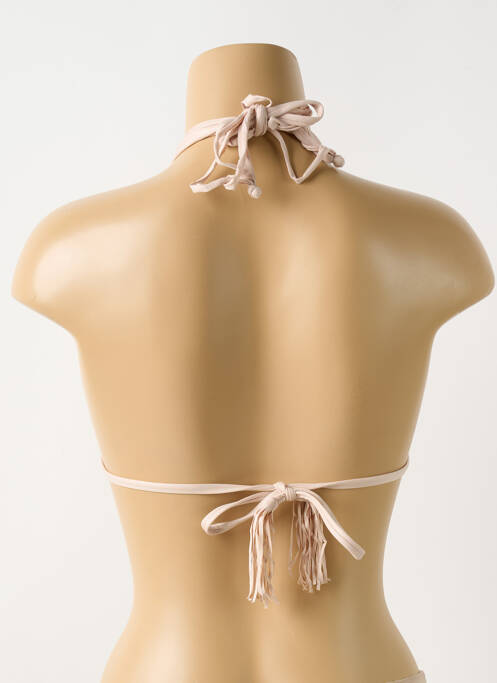 Haut de maillot de bain rose PILYQ pour femme