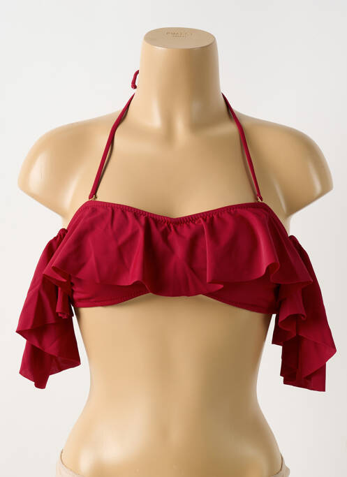 Haut de maillot de bain rouge PHAX pour femme