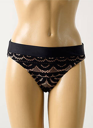 Bas de maillot de bain stretch culotte noir PILYQ femme