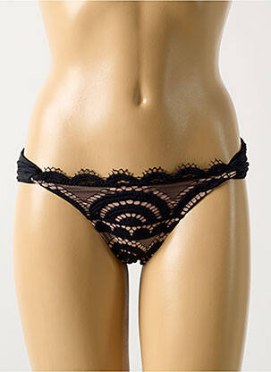 Bas de maillot de bain stretch culotte noir PILYQ femme