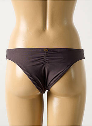 Bas de maillot de bain culotte culotte marron PILYQ femme