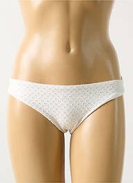 Bas de maillot de bain culotte culotte beige PILYQ femme