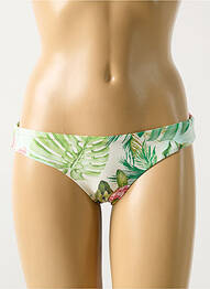 Bas de maillot de bain imprimé tie and dye culotte vert PILYQ femme