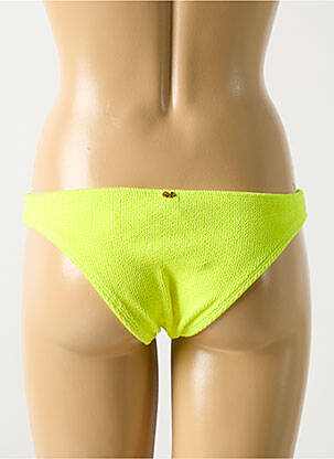 Bas de maillot de bain stretch culotte jaune PILYQ femme
